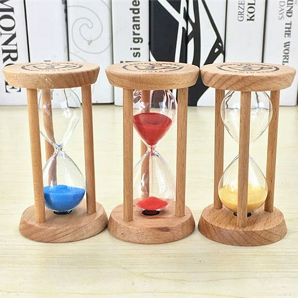 Time Out Stool Sand Kids 5 Minute Restroom Clock Hourglass