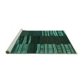 thumbnail image 2 of Ahgly Company Machine Washable Indoor Rectangle Southwestern Turquoise Blue Country Area Rugs, 2' x 3', 2 of 4