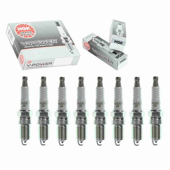 8 pc NGK V-Power Spark Plugs compatible with Pontiac Firebird 5.7L V8 1993-1997