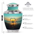 thumbnail image 2 of SUBSH Love's Silhouette at Sunset - Cremation Urns for Men - Cremation Urn for Adults - Funeral Urns for Adult Ashes Men - Urn Adult Human Ashes - Funeral Urns for Adult Ashes Men (10 inch), 2 of 2