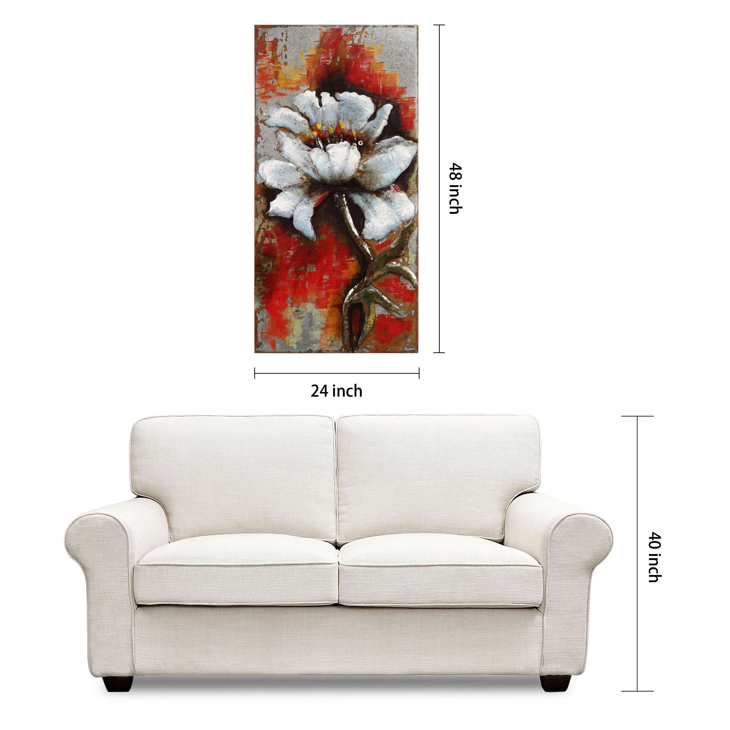 Empire Art Primo Mixed Media Sculpture - Garden Rose 1