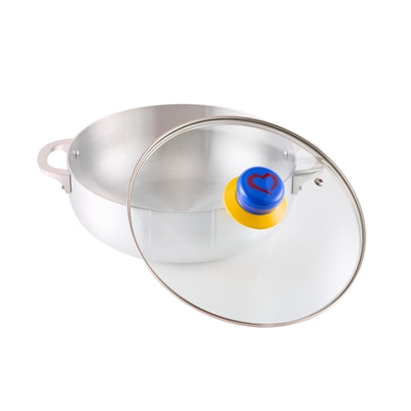 3.2qt Colombia Ecuador Venezuela-themed Aluminum Caldero With Lid Traditional Latin Dutch Oven For Rice Soups & Stews