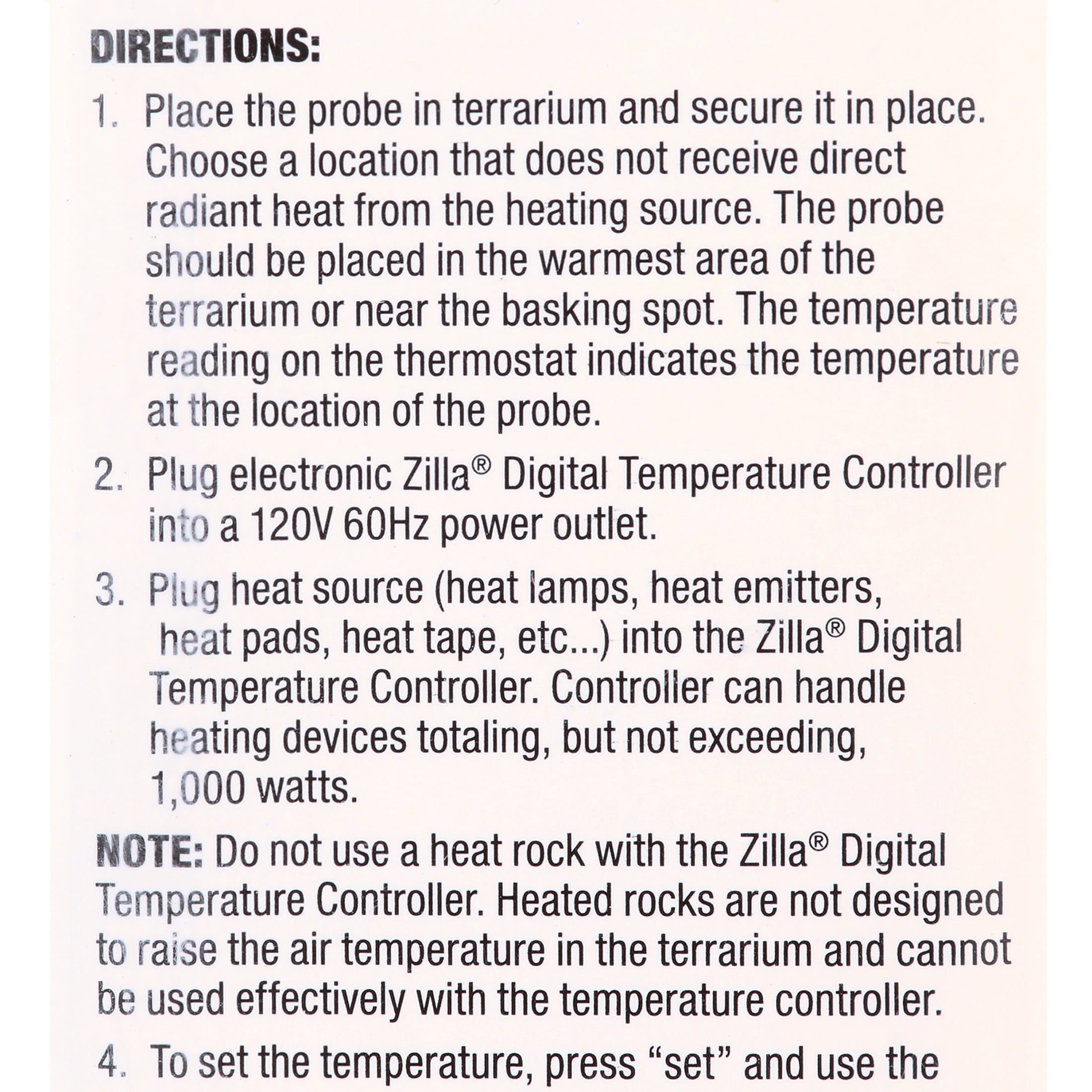 Zilla Digital Temperature Controller 1000 watt