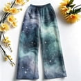 thumbnail image 5 of QWKLEAJ Halloween Pajama Pants Women Flannel Sleepwear Lounge Bottoms Fall Autumn Plaid Checkered Cozy Soft Warm Winter Nightwear Casual Home Wear Loose Fit Straight Leg Festive Holiday Gift, 5 of 6