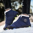 thumbnail image 6 of Engtoy Baby Girl Boy Snow Boots Winter Half Boots Infant Kids Soft Bottom Shoes Size 3, 6 of 7