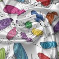 thumbnail image 5 of Ambesonne Colorful Window Valance, Funny Shelled Vivid Snails, 54" X 18", Multicolor, 5 of 5