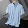 thumbnail image 4 of Men's Ice Silk Quick Dry Short Sleeve Polo Shirt, 4 of 7