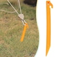 thumbnail image 5 of Clearance Under $0.59! 1PC Plastic Tent Stake, 8.8 Inch Heavy Duty Ground Anchor for Camping & Garden, Plastic, for Outdoor & Yard, (8.8in, Orange-Red), 5 of 5