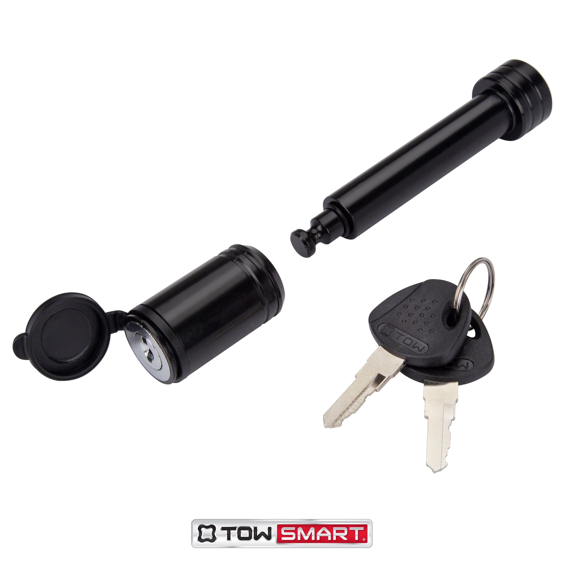 TowSmart 5/8 in. Barrel Style Receiver Lock, Black Powder Coat, 7278