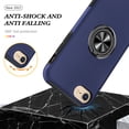 thumbnail image 4 of JTCASES for iPhone 6/6s Case, Car Mount Bracket 2-layer Hybird Shockproof PC TPU Anti-fall Slim Fit Lightweight Magnetic Cover for iPhone 6/6s, Blue, 4 of 7