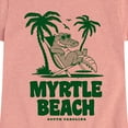 thumbnail image 3 of Instant Message - Myrtle Beach Alligator - Toddler & Youth Girls Short Sleeve Graphic T-Shirt, 3 of 6