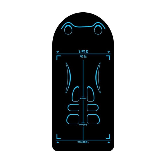Decodeary Ab Wheel Roller Abmat Non-slip Mat Ab Workouts Excellent Grip And Stability At Home Mat