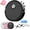 Black-battery, variant on Mini Robot Vacuum for Car, 3 in 1 Rechargeable Automatic Avoidance Smart Sweeping Robot, Compact Multifunctional Cleaner Machine with Wet Mopping for Hard Floors Pet Hair Carpets