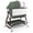 Forest Green, variant on 4 in 1 Baby Bassinet Bedside Sleeper W/ Wheels,Mosquito Net,7 Heights Adjustable,Mattress,Storage Basket,Breathable Mesh Crib for Newborn Infant,White