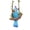 Blue, variant on Cute Resin Parrot Swing Ornament for Outdoor Garden, Patio, Balcony & Indoor Decor – Vibrant Green Hanging Bird Figurine