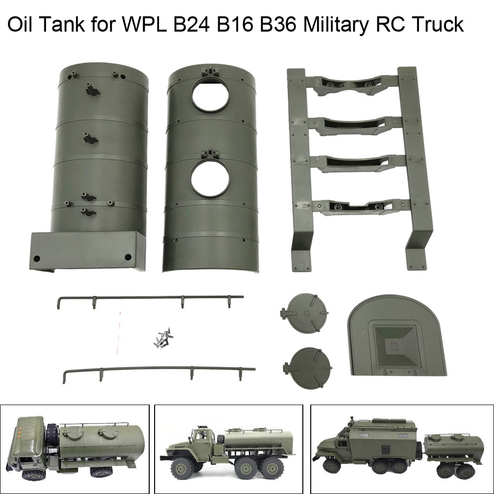 WPL Remote Control Army Oil Tank for WPL B24 B16 B36 B24K Military RC Car Truck 