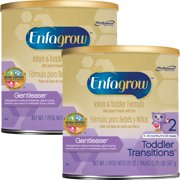 Enfagrow Toddler Transitions Gentlease Formula Powder, 20 Ounce Can - Buy 2 and Save
