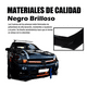 thumbnail image 4 of Splitter Lip Bloosom  Universal Plástico Delantero Auto 3 Piezas Negro, 4 of 5
