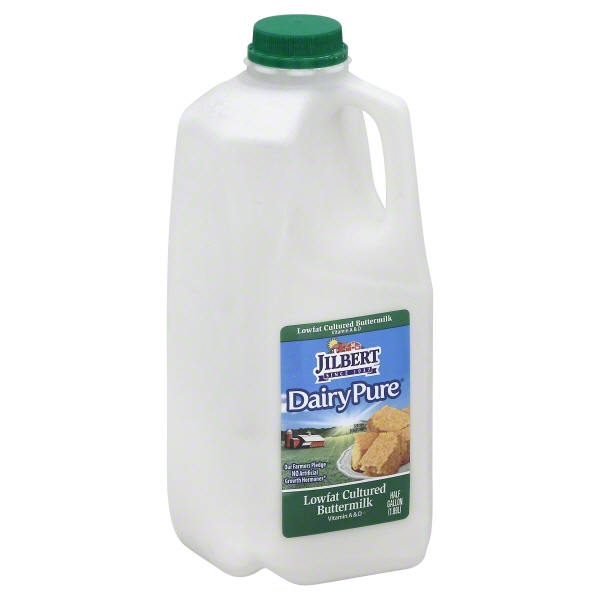Jilbert Dairy Pure LowFat Buttermilk, Half Gallon