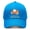 Bright-blue, variant on USA 250th Anniversary Blue Baseball Hat with Printed Celebration Graphics and Adjustable Closure Designed for Men Women Daily Use