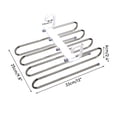 thumbnail image 4 of Labymos Space Saving 8-in-1 Pants Hanger 8 Layered Stainless Steel Rack Closet Wardrobe Organizer Slip, 4 of 8
