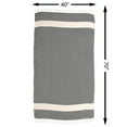 thumbnail image 3 of Deerlux 100% Cotton Turkish Bath Towel, 40 x 70 Diamond Peshtemal, Navy, 3 of 11