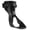 Grey, variant on AFO Drop Foot Brace Orthosis for Hemiplegia Stroke Varus Foot Improve Walking Gait, Effective Relieve Pain for Walking with Shoes, Lightweight & Invisible (XL, Left foot)
