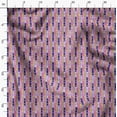 thumbnail image 3 of Soimoi Purple Poly Georgette Fabric Paw Arrow Tribal Print Fabric by Yard 42 Inch Wide, 3 of 6