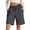 Dark Gray, variant on Twczz Womens Sweat Shorts with Pockets- Baggy Elastic Waist Drawstring Casual Lounge Shorts Gray Size S-2XL