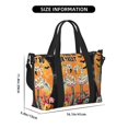 thumbnail image 2 of Travel Duffle Bag Halloween Flamingos Travel Tote Bags Carry on Luggage Waterproof Weekender Bags with Top Handle Adjustable Shoulde Strap for Travel Gym, 2 of 5