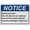 Warning Sign 1, variant on Weatherproof ANSI Stairway Safety Sign - No Playing/Standing/Sitting On Stairs Walkways, 8"x12" UV Resistant Plastic Safety Sign, Indoor Outdoor Stair Safety Warning Sign