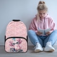 thumbnail image 2 of Aplkyhs Pink Axolotl School Backpack for Boys Girls Ages 6-18 Ergonomic Padded Adjustable Straps 17 Inch Large Capacity Bookbag for Elementary Middle High School Daily Use, 2 of 7