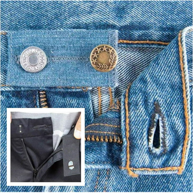 5Pcs Pregnancy Adjustable Extender Waist Band Pants Jeans Elastic Waistband  Belt with Extend Button Garment Accessories - AliExpress