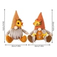 thumbnail image 3 of 2Pcs Cute Thanksgiving Gnome Fall Gnome Decoration Thanksgiving Party Tiered Tray Decoration, 3 of 4