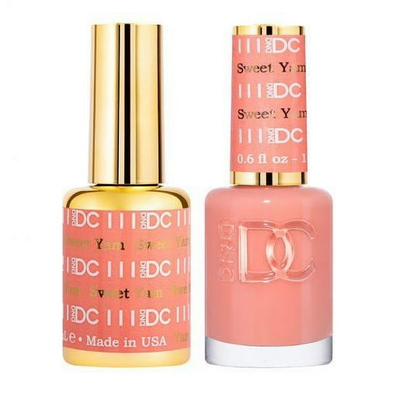 DND DC 111 Sweet Yam Gel & Matching Polish Set - DND DC Gel & Lacquer