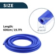 thumbnail image 5 of Unique Bargains Silicone Vacuum Tubing Hose Automotive Vacuum Line 19.7Ft 1/4" 6mm ID 3mm Thickness 1 Pc High Temperature 130PSI Max Pressure for Air and Water, 5 of 6