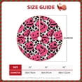 thumbnail image 3 of Kdxio Halloween Pumpkins Print Christmas Tree Skirt Christmas Xmas Tree Skirts Mat for New Year Holiday Christmas Party Decorations-36", 3 of 7