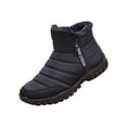 thumbnail image 3 of SIMANLAN Mens Winter Snow Boots with Warm Ankle Booties Outdoor Boot Waterproof Hiking Walking Shoes, 3 of 6