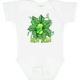 thumbnail image 3 of Inktastic New Bean Cute Sleeping Bean in Leaves and Vines Boys or Girls Baby Bodysuit, 3 of 5