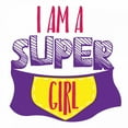 thumbnail image 2 of Grey, Jace 12x12 Black Ornate Wood Framed with Double Matting Museum Art Print Titled - Super Girl, 2 of 4