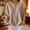 Gray, variant on Henley Shirts for Women Long Sleeve Button Down Waffle Knit Shirt Work Loose Casual Tops Army Green M