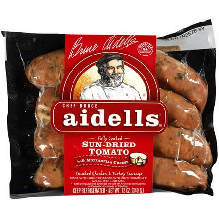 Aidells® Sun-Dried Tomato Smoked Chicken Sausage 12 oz. Pack
