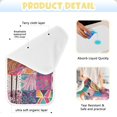 Abstract Flamingo Portable Changing Pad Topper Waterproof Baby Diaper
