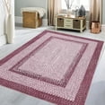 thumbnail image 2 of Tzou Modern Braid Print Washable Area Rugs 8x10ft with Anti-Slip TPR Back, Ultra-Thin Carpet for Living Room Bedroom Dining Room, 2 of 7