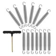 thumbnail image 1 of IDEANATEGRATE 1Set Universal Metal Spring for Outdoor Trampolines Durable Replacement Accessory, 1 of 7