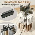 thumbnail image 6 of Gymax 70'' Folding Freestanding Tripod Laundry Drying Rack w/ 24 Clips & 32 Rods, 6 of 10