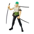 thumbnail image 3 of One Piece Roronoa Zoro II Battle Version Action Figure, 7 Inch Movable Joints Three Sword Style PVC Anime Collectible Model Statue Gift, 3 of 7