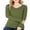 Rust, variant on FashionMille Women's Long Sleeve Casual Basic Lightweight V Neck Cotton T-Shirt Top