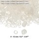 thumbnail image 2 of Uxcell Piedras Pulidas, Chips de Cristal Natural Triturado de Cuarzo para Relleno de Jarrón, Acuario, Decoración del Hogar Blanca 0.45lb, 2 of 7