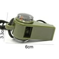 thumbnail image 5 of Cheers.US Emergency Survival Whistle 3-in-1 Emergency Whistles with Compass and Thermometer Loud Safety Whistle with Lanyard for Outdoor Hiking Camping Boating Hunting Fishing, 5 of 7